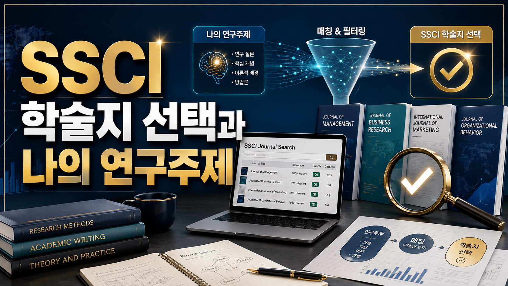 SSCI 학술지 선택과 나의 연구주제